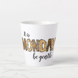 Caneca De Café Latte É segunda-feira Mug