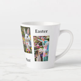 Caneca De Café Latte Easter Bunny & Child 4 photos