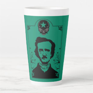 Caneca De Café Latte Edgar Allan Poe Art