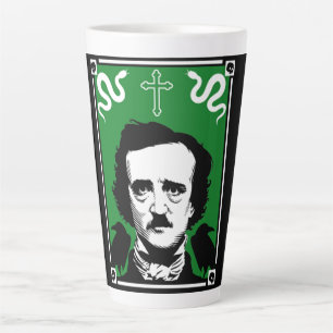 Caneca De Café Latte Edgar Allan Poe Original