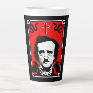 Caneca De Café Latte Edgar Allan Poe Original