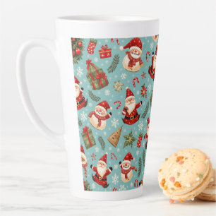 Caneca De Café Latte edição de natal