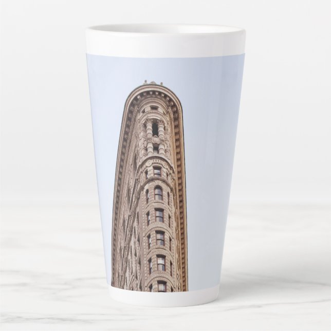 Caneca De Café Latte Edifício Flatiron Cidade de Nova York  (Frente)