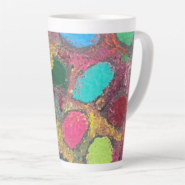 Caneca De Café Latte Egnóstico (Ângulo direito)
