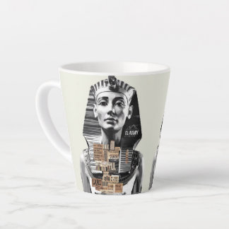 Caneca De Café Latte Egyptian art #civilization 