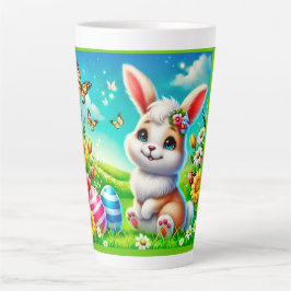 Caneca De Café Latte Ein glücklicher Hasse