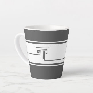 Caneca De Café Latte Elegant Minimalist