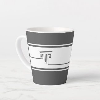 Caneca De Café Latte Elegant Minimalist Latte Mug