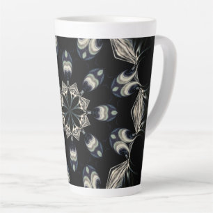 Caneca De Café Latte Elegante Mandala