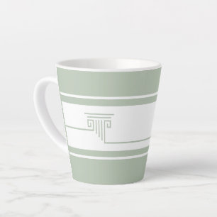 Caneca De Café Latte Elegante Moderno
