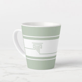 Caneca De Café Latte Elegante Moderno