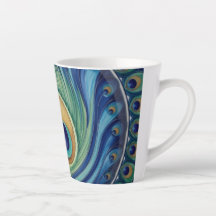 Elegante Peacock Feather Mandala