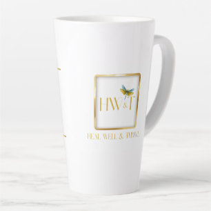 Caneca De Café Latte EleganteBem e prosperar