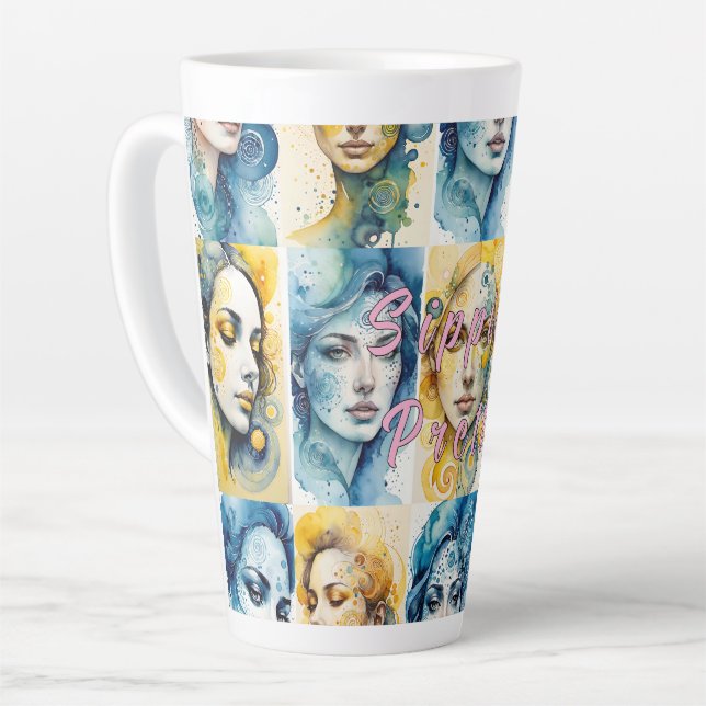 Caneca De Café Latte Eleganz 1 Latte Mug (Ângulo esquerdo)