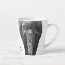 Elephant Wildlife Art Nome Personalizado Animal