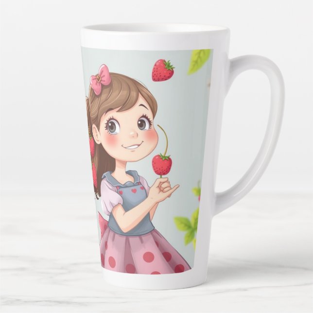 Caneca De Café Latte Emely – Die Erdbeerprinzessin (Direita)