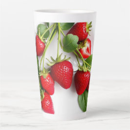 Caneca De Café Latte Emely – Die Erdbeerprinzessin