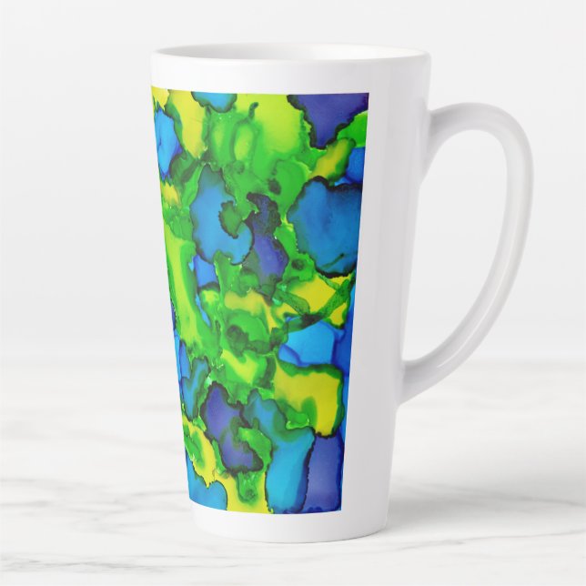 Caneca De Café Latte Emerald Bliss (Direita)