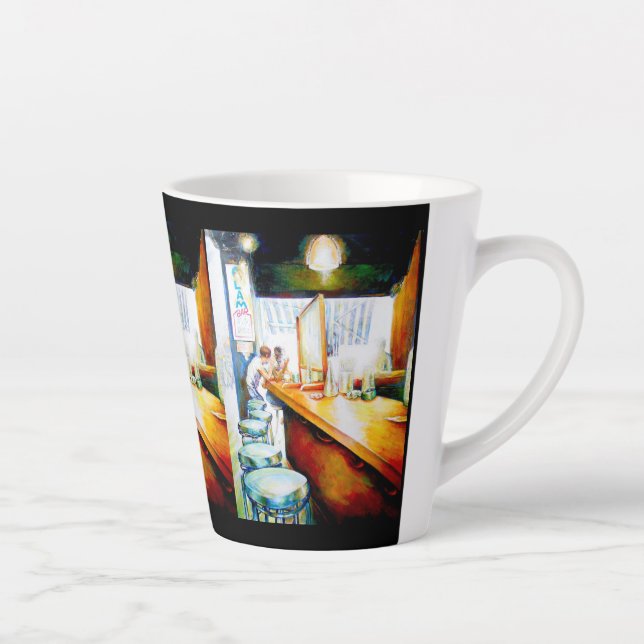 Caneca De Café Latte Emocional para motivar, lógica para justificar (Direita)