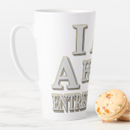 Caneca De Café Latte "EMPREENDEDOR COM FOME" Design. Comprar Agora