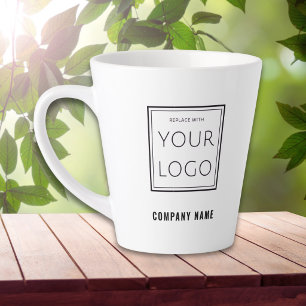 Caneca De Café Latte Empresa de Logotipo Empresarial Nome da Marca Prom