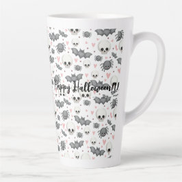 Caneca De Café Latte Encantando o Halloween Latte Mug