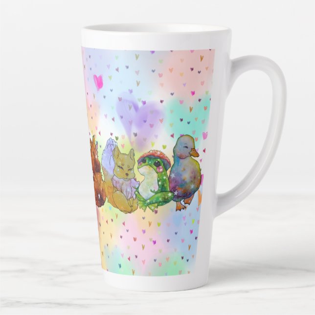 Caneca De Café Latte Encantos Mágicos (Direita)