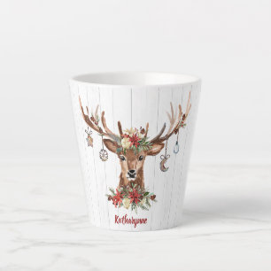 Caneca De Café Latte Encomendas de Reinadores de Natal   Madeira russa