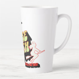 Caneca De Café Latte Enfermeira de Halloween - A Bruxa Trava