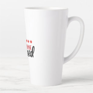 Caneca De Café Latte Enfermeira dotada abençoada