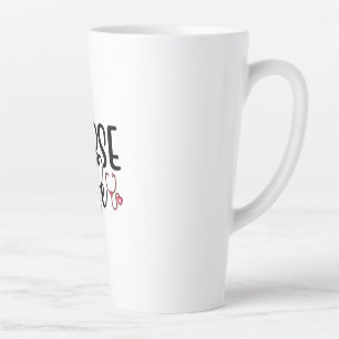 Caneca De Café Latte Enfermeira Presente Enfermeira Vida