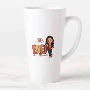 Caneca De Café Latte ENFJ — A Inspiração que Une Pessoas
