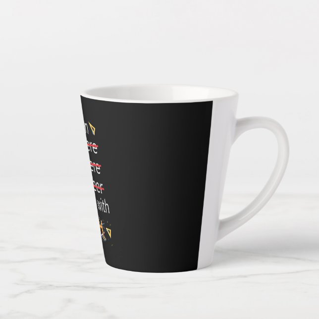 Caneca De Café Latte Engenheiro é Bom Em Matemática (Direita)
