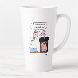 Caneca De Café Latte Engraçado Advogado Cartoon Art para Advogados