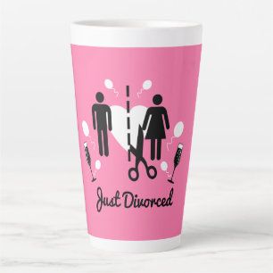 Caneca De Café Latte Engraçado Divorce Simpatia Ofertas