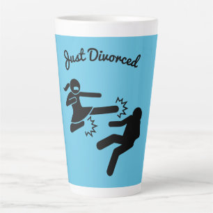 Caneca De Café Latte Engraçado Divorce Simpatia Ofertas