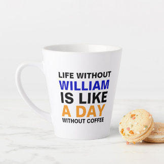 Caneca De Café Latte Engraçado Espresso Cup para Homens | Nome Monogram