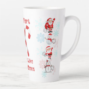 Caneca De Café Latte Engraçado Natal Fart Humor