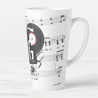 Caneca De Café Latte Enon Music Group Latte Mug