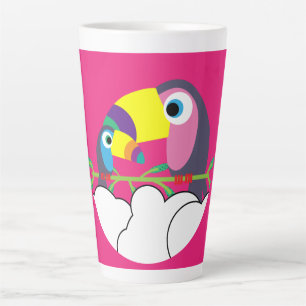 Caneca De Café Latte Ensino Superior Pré-escolar Crianças Toucan