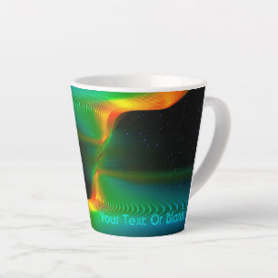 Caneca De Café Latte Entangência Quântica