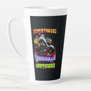 Caneca De Café Latte Entrega Aventurada Da Felicidade