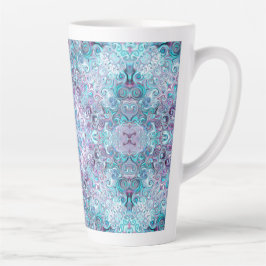 Caneca De Café Latte Enxames Blurple
