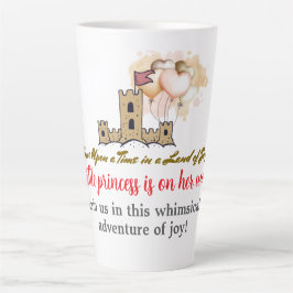 Caneca De Café Latte Era Uma Vez em uma Terra de Alegria