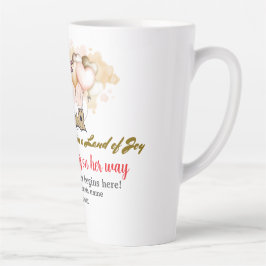 Caneca De Café Latte Era Uma Vez em uma Terra de Alegria