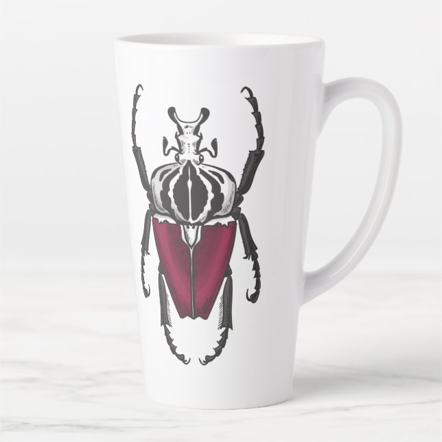 Caneca De Café Latte Escaravelho (Direita)
