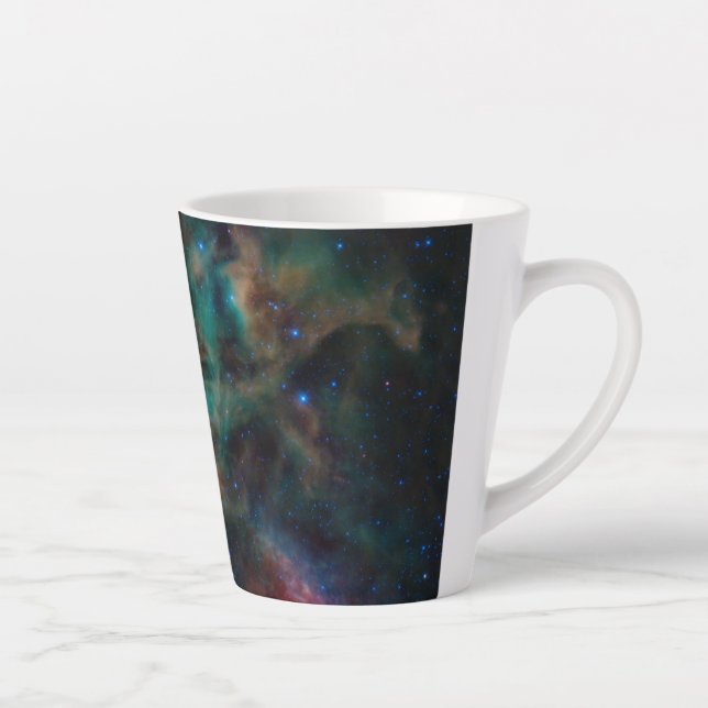 Caneca De Café Latte Espaço de Galáxia do complexo de nuvens Rho Ophiuc (Direita)