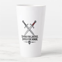 Espada Para Justiça Escudo Para Honra Fantasia de