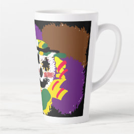 Caneca De Café Latte Espantalho Patch lovey