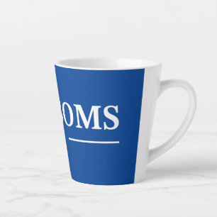 Caneca De Café Latte Espantoso Blossoms belo texto fofo design